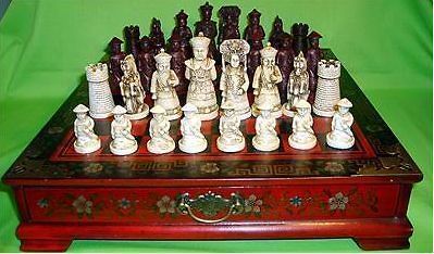 antique chess tables