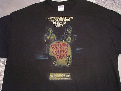 the return of the living dead t shirt horror movie punk tsol the