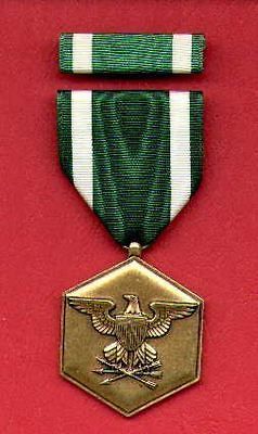 US Navy and Marine Commendation medal with ribbon bar