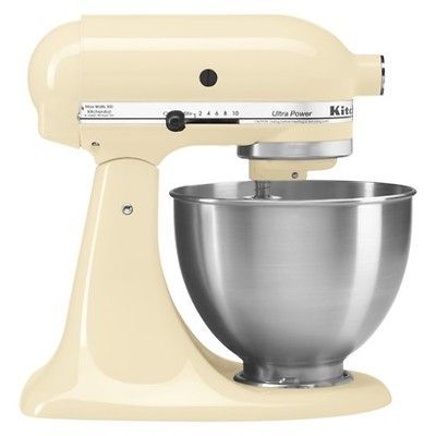 NEW KitchenAid KSM95AC 300 Watts 4.5Qt Almond Cream Tilt Artisan Mixer