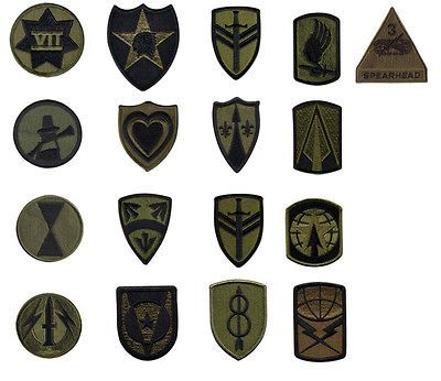 US Army Unit Insignia Patch Military Uniform Command Brigade Corps