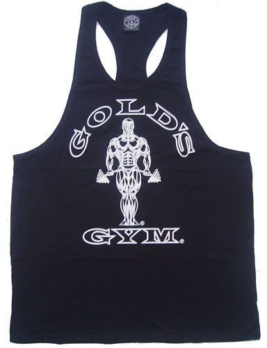 RETRO RACER BACK TANK TOP GYM SINGLET M L XL ARNOLD APPAREL TRAINING