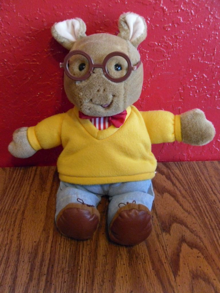 Arthur PBS Marc Brown Eden Plush 1997 14 HTF