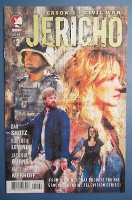 JERICHO SEASON 3 # 2 HTF RARE SCARCE HOT 2009 1ST PRINT SKEET ULRICH