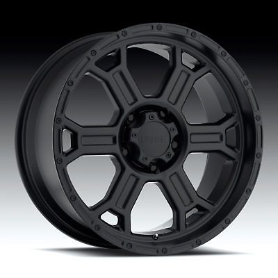 372 5X5.5 SORENTO RAM 1500 TRACKER ASPEN BLACK WHEELS RIMS FREE LUGS