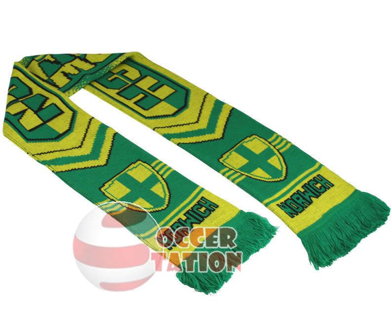 NORWICH CITY FOOTBALL CLUB SCARF CANARIES FC