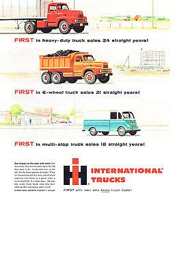 Vintage Ad. 1950s international Harvester Pickup Truck Tractors Heavy