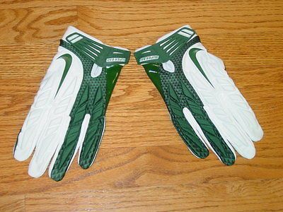 NIKE MENS 3XL SUPER BAD PADDED FOOTBALL RECEIVING GLOVES GREEN BAY