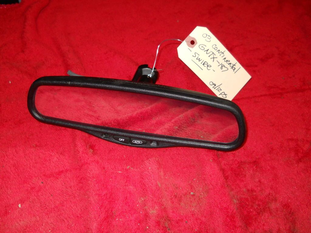 AUTO DIM DIMM DIMMING INTERIOR REAR VIEW MIRROR GENTEX GNTX 187 LOOK 5