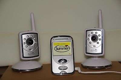 Summer Slim & Secure Color Video Baby Monitor, 2 Cams/Safety 1st GC