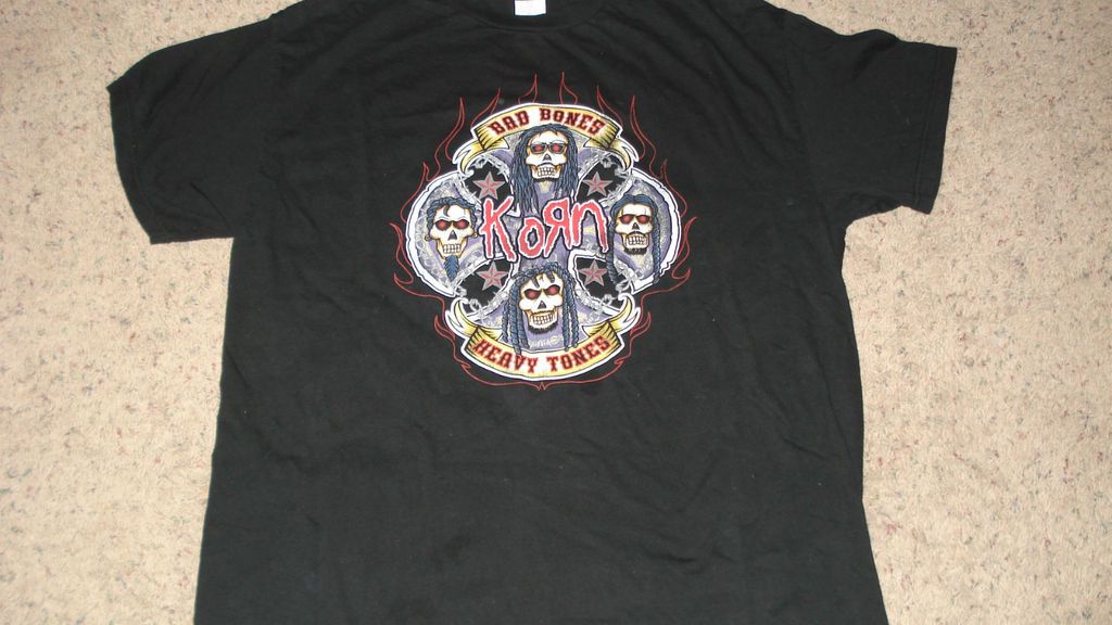 KORN BAD BONES HEAVY TONES 2006 CONCERT T SHIRT SIZE XL