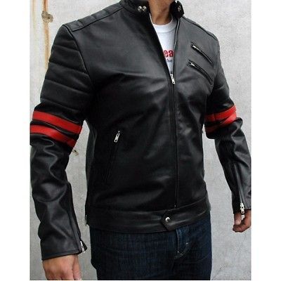 Aero Glider Aviator Inspired BLACK Casual Soft Premium Leather Jacket