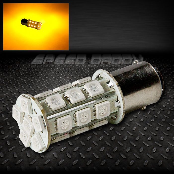 1156 YELLOW 5050 5055 LED AUTO TURN SIGNAL 12V TAIL LIGHT BULB LAMP