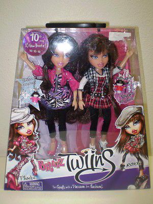 NEW Bratz Twins Phoebe Roxxi Sugar Spice 10th Anniversary MGA Dolls