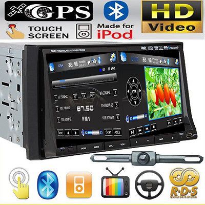 Car Stereo DVD Player GPS Navigation Ipod Bluetooth TV+Backup Camera