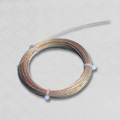 WINDSCREEN GLASS CUTTING OUT GOLD BRAIDED CHEESE WIRE 22M