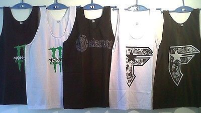 BALI Kids Famous Monster Lonsdale Singlet Size 12 14 16 Boys