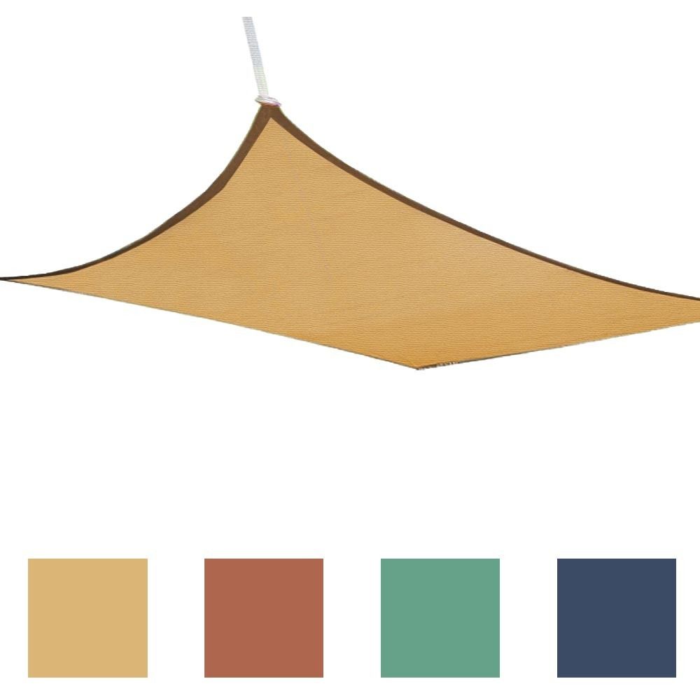 Sun Shade Sail Outdoor Yard Garden Patio Top Cover 4 Color Options