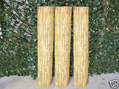 4ft HEIGHT SPLIT BAMBOO FENCE ALL NATURAL 45FT LONG 3 ROLLS