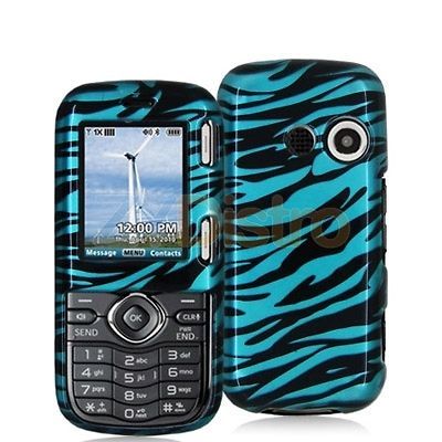 Baby Blue Zebra Case Cover for LG Cosmos / Rumor 2 II