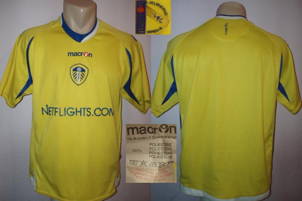 Jersey Shirt LEEDS UNITED Macron 2008/09 Away