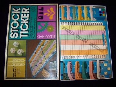 Stock Ticker 1973 board game 100% complete Copp Clark vintage