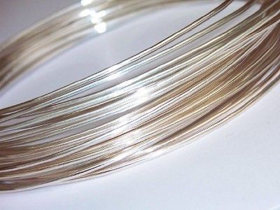 FT Sterling Silver Half Round Wire 20 24 Ga 925 Solid Half Hard