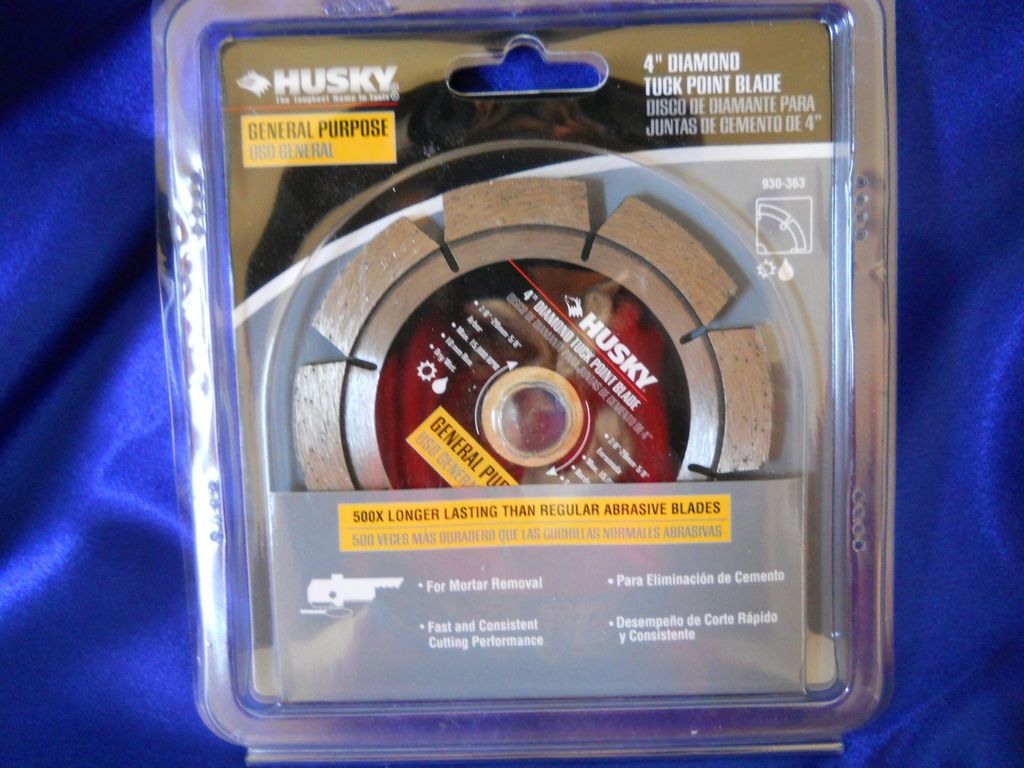 NEW HUSKY 4 DIAMOND TUCK POINT BLADE