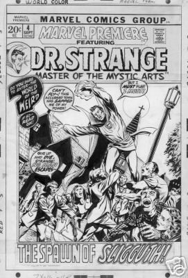 MARVEL PREMIERE #4 cover, Dr Strange BARRY WINSOR SMITH