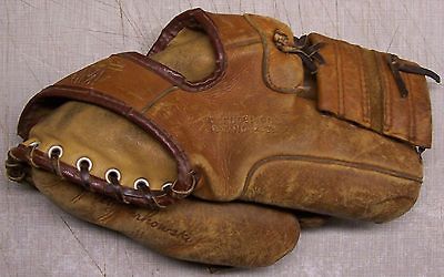 VINTAGE D & M DRAPER MAYNARD DG936 HARRY PERKOWSKI BASEBALL GLOVE