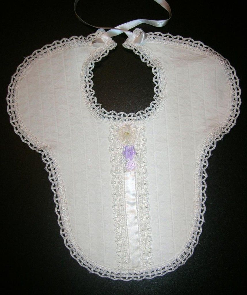 NWT Baby Beau & Belle Lovely Baby Girl Bib