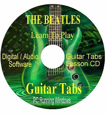 THE BEATLES** GUITAR TABS**Lesson Software CD 202 Songs