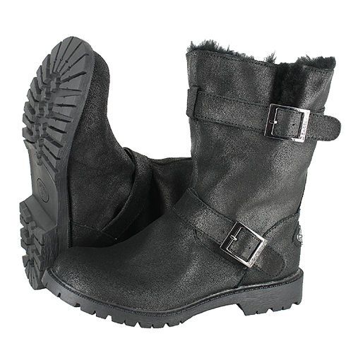 Bearpaw Womens Chloe 8 Tall Black Boot