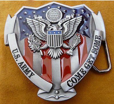 Army Military Patriotic Eagle Belt Buckle