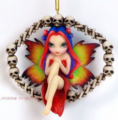 JASMINE BECKET GRIFFIT​H.RAINBOW OF BONES STANGELING FAIRY ORNAMENT