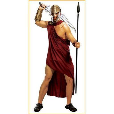 LICENSED DELUXE 300 SPARTAN ADULT MENS ROMAN FANCY DRESS HALLOWEEN