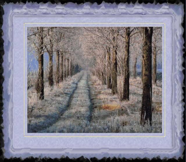 WINTER DAY~DELICA BEAD PEYOTE PATTERN