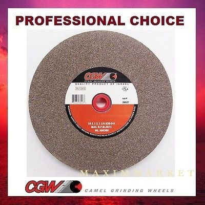 Bench & Pedestal Ginding Wheel 10 x 1 x 1 1/4 Aluminum Oxide