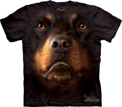 New ROTTWEILER FACE Pet Animal T Shirt S 3XL The Mountain Official Tee