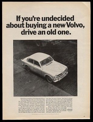 1967 Volvo 122 car photo If youre undecided, drive an old one ad