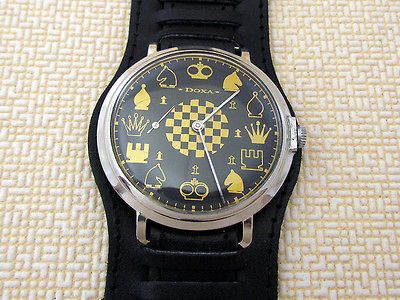 Men’s DOXA CHESS ANTIQUE 1900 1910s SWISS AMAZING BIG HIGH GRADE