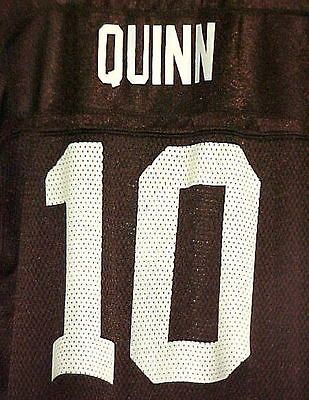 NFL CLEVELAND BROWNS BRADY QUINN REEBOK JERSEY. YOUTH XL.(18 20). EXC