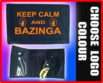 BIG BANG THEORY WALLET keep calm BAZINGA BNWT sheldon RIPPER   T shirt