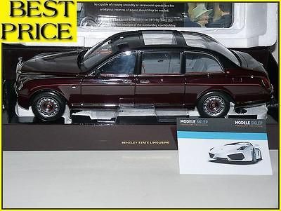 MINICHAMPS BENTLEY STATE LIMOUSINE 2002 QUEENS CAR 1/18