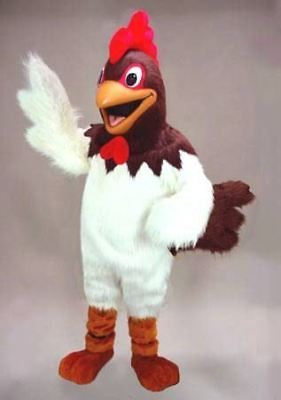 RANDY ROOSTER MASCOT HEAD Costume Suit Halloween prop