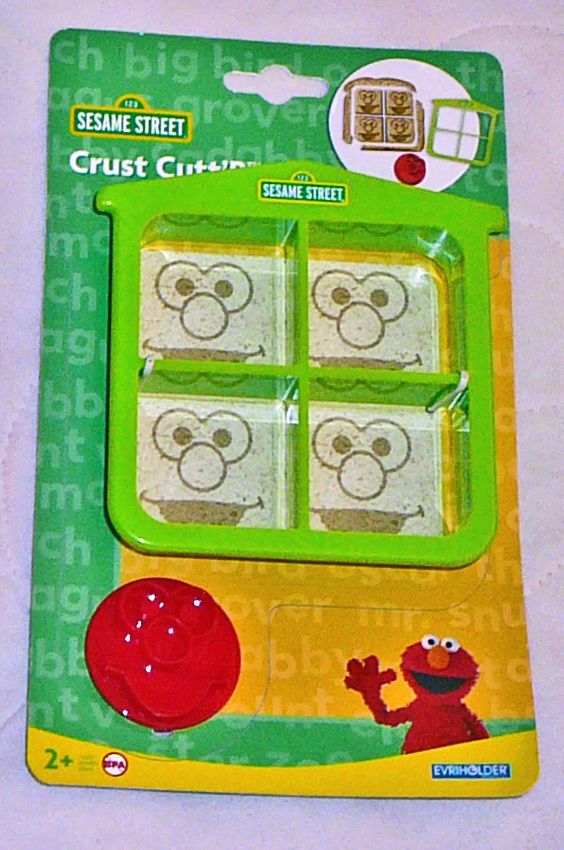 Sesame Street Elmo Sandwich Crust CuttR Cutter Bites Shapes