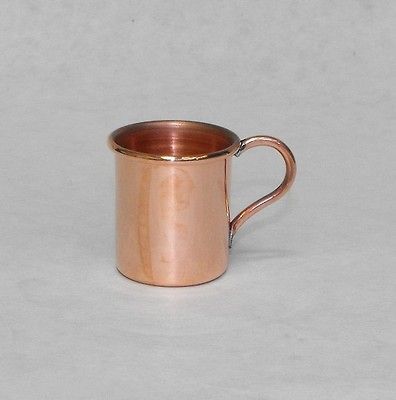 oz. MINI MOSCOW MULE COPPER MUG Shot Shooter Ginger Beer Bitters