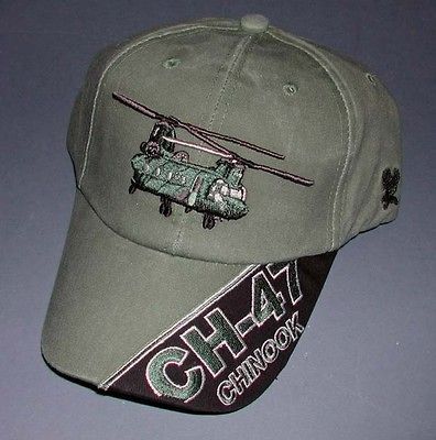  47 CHINOOK US ARMY AVIATION UNIT HELICOPTER SQUADRON EMBROIDERED HAT