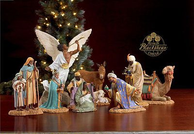 Revolving BaseStand for Displaying Ebony Visions Nativity Series