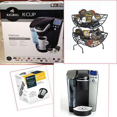 NEW Keurig B70 Platinum Coffee Maker Machine Brewer BUNDLE SUPER